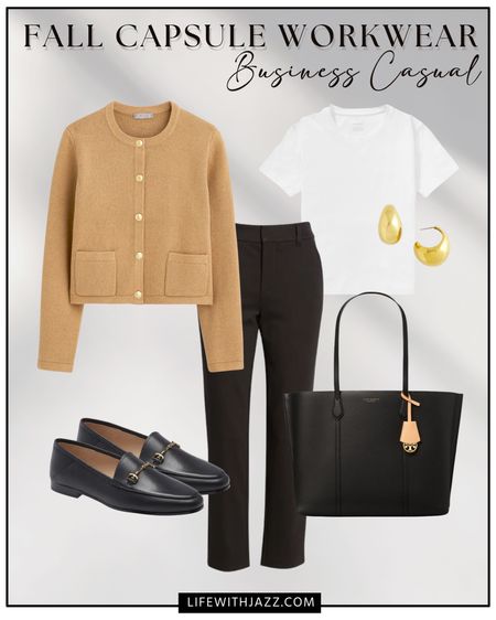 Fall business casual outfit 

Fall / business casual / office outfit / sweater jacket / loafers 

#LTKSeasonal #LTKworkwear