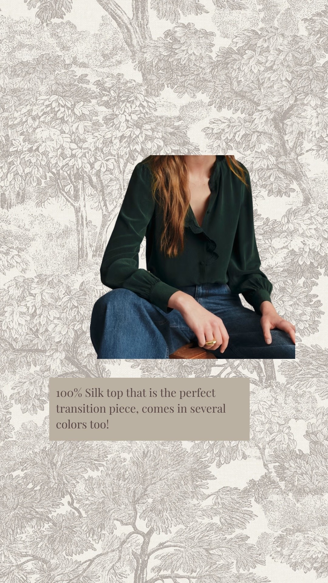 Perfect top to pair with jeans or a skirt as the weather starts to get cooler!

#LTKootd #LTKSeasonal #LTKgrwm