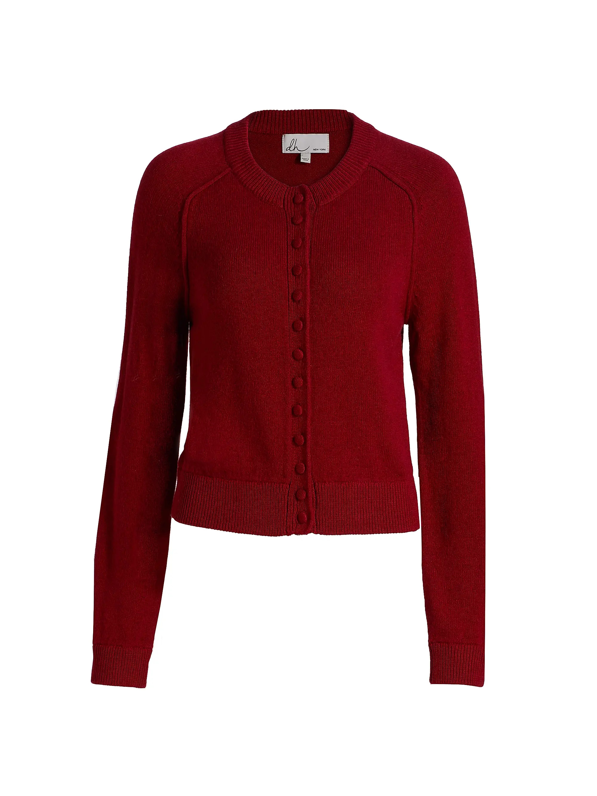 dh New York Tabi Merino Wool-Blend Cardigan | Saks Fifth Avenue | Saks Fifth Avenue