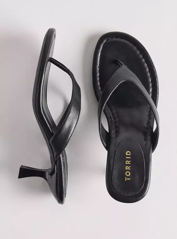Thong Heel (WW) in Gold | Torrid (US & Canada)
