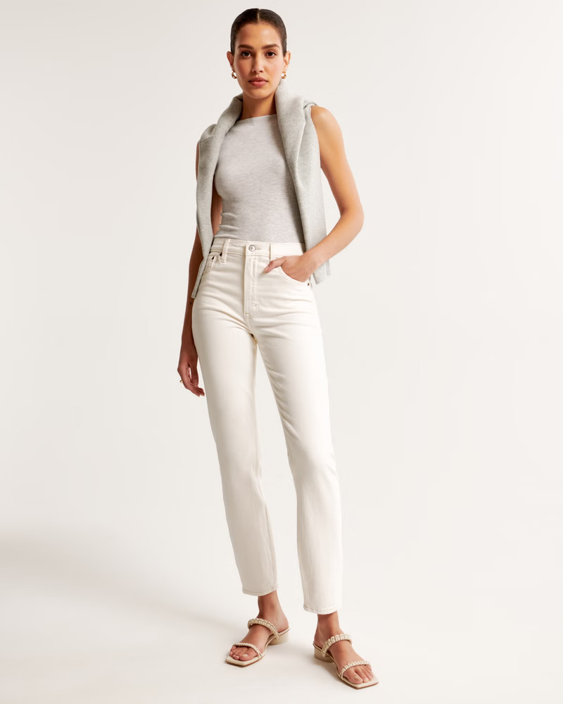 High Rise Mom Jean | Abercrombie & Fitch (US)