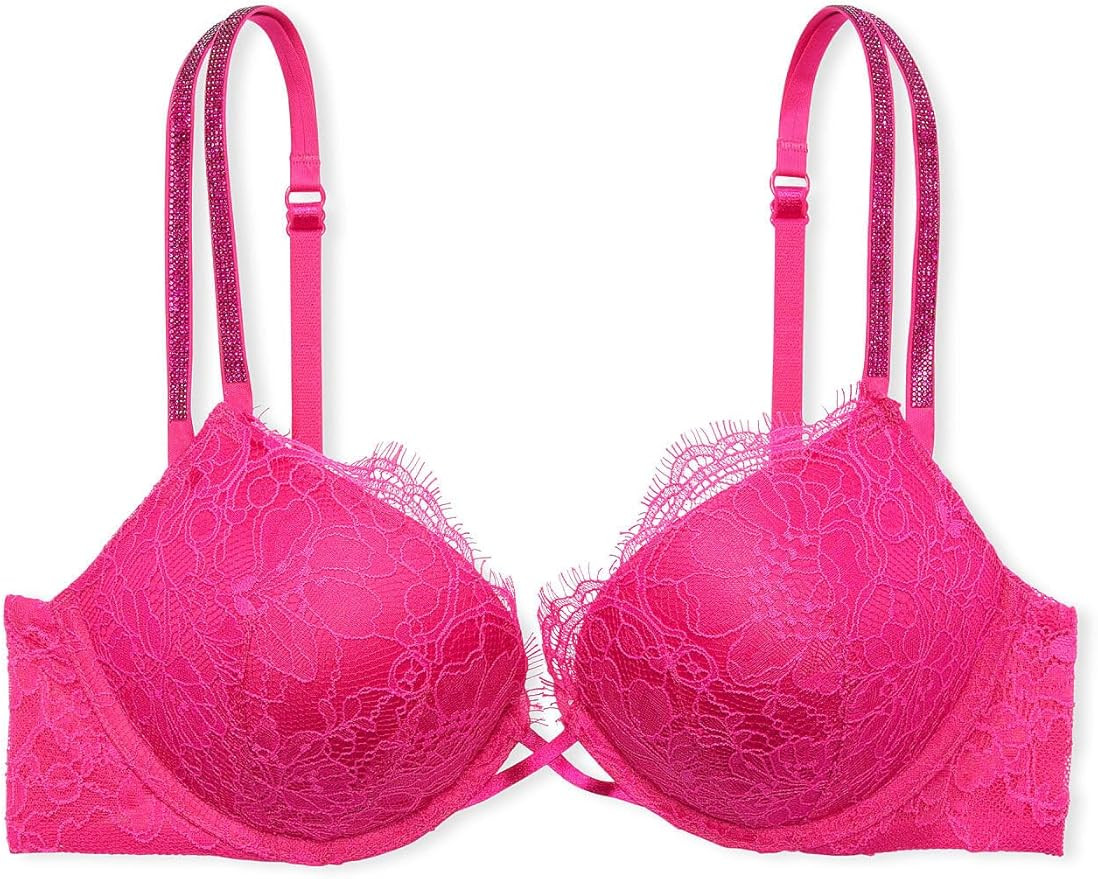 Victoria's Secret Bombshell Push Up Bra, Adds 2 Cups, Double Shine Strap, Bras for Women (32A-38D... | Amazon (US)