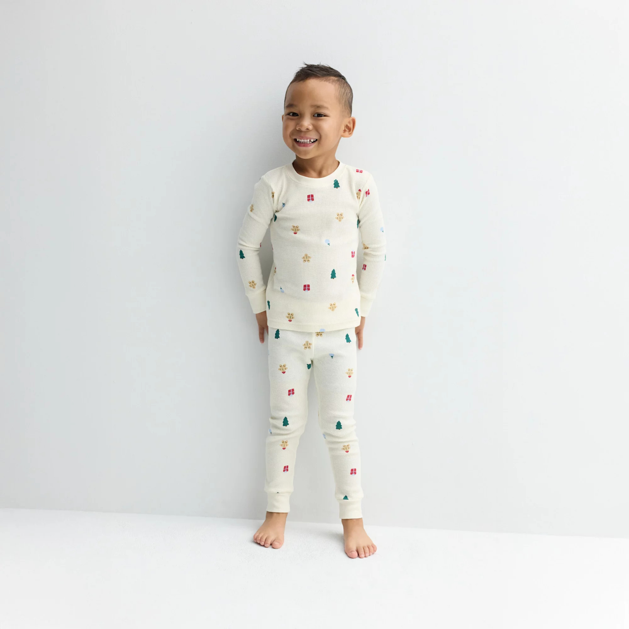 Baby & Toddler Carter's Holiday Print 2-pc. Pajama Top & Pajama Bottoms Set | Kohl's