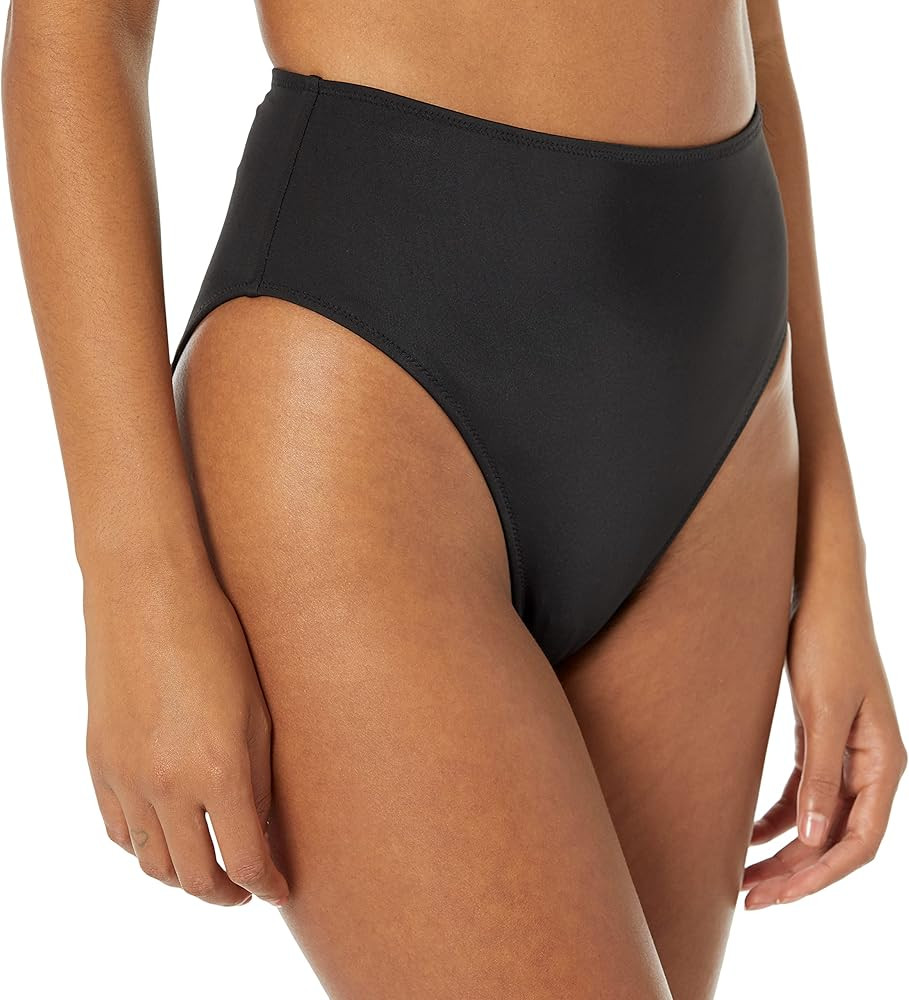 Amazon Essentials Women's High Waist High Leg Bikini Bottom | Amazon (US)