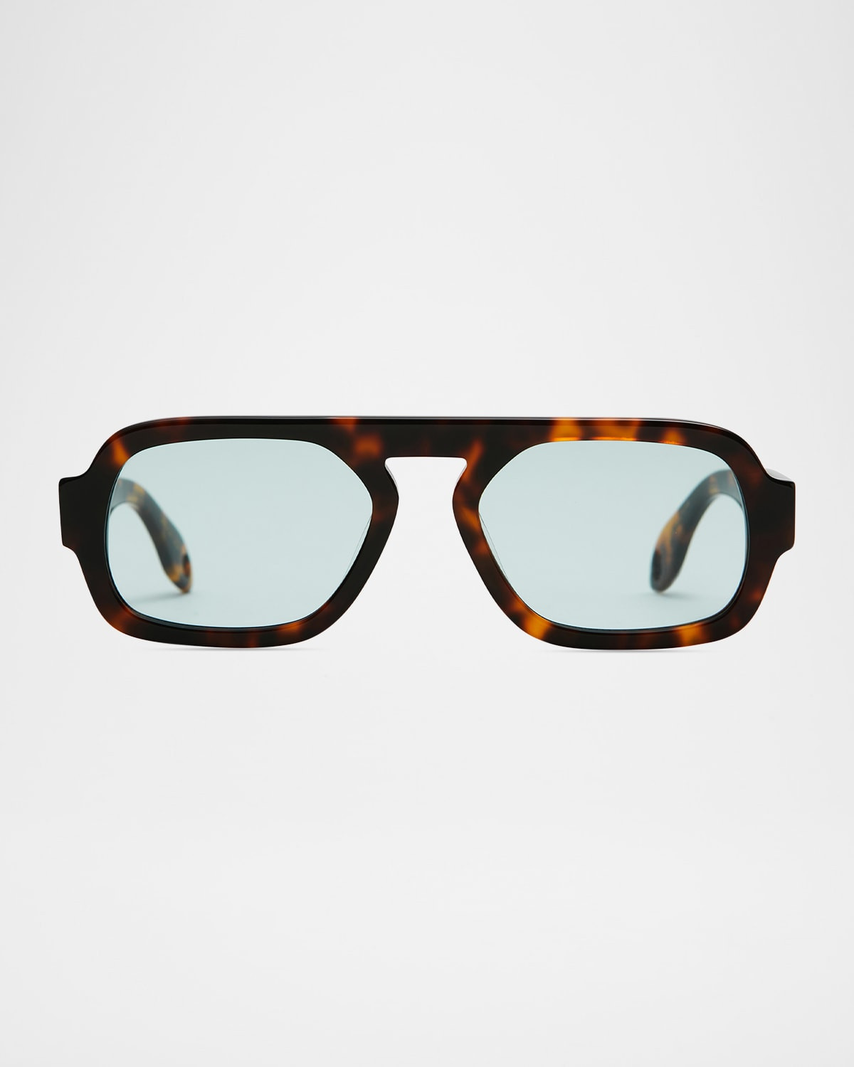Jane Mini Tortoise Acetate Aviator Sunglasses | Neiman Marcus