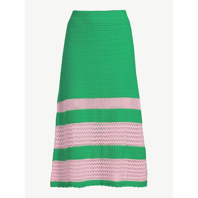 Scoop Women's Crochet Midi Skirt | Walmart (US)