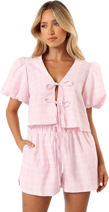 Hanna Short Set - Pink | Amazon (US)