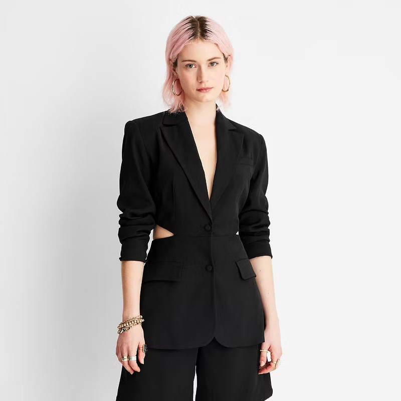Women's Cut Out Blazer - Future Collective™ with Alani Noelle | Target