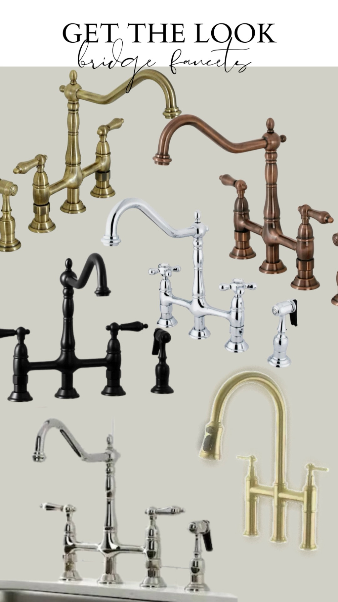 Currently Searching For: Affordable Bridge Faucets
.
Kitchen faucet
Polished nickel faucet
Modern kitchen faucet 
Luxury home dupe 
Home build 
Home plumbing 

#LTKhome #LTKfamily #LTKsalealert