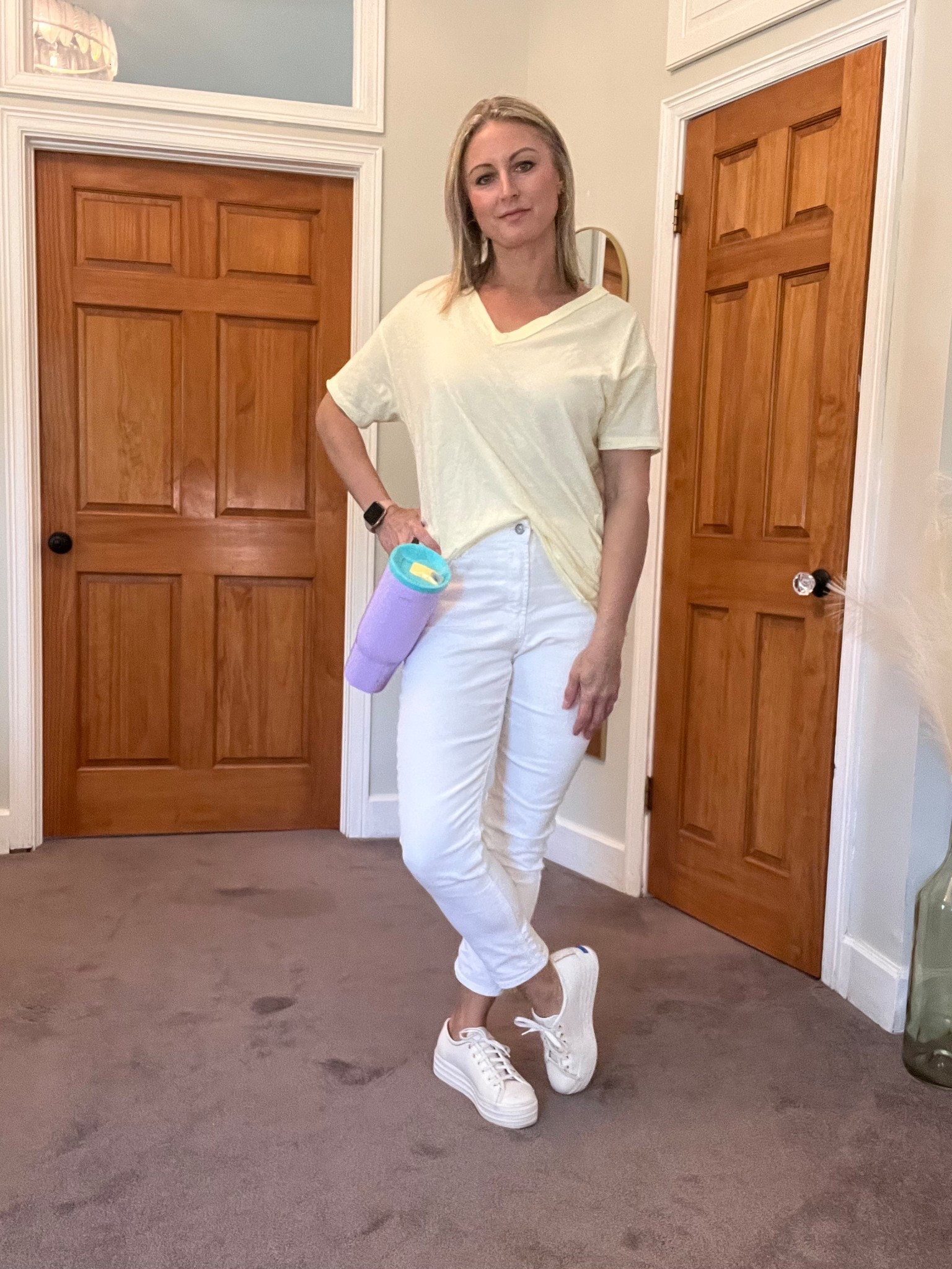 Sunny and bright today. Short from AE is an XXS- it’s super oversized- and my old navy pants are a size 6. 

#LTKOver40 #LTKootd