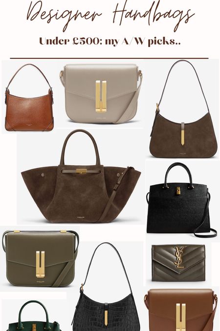 Designer handbags: under £500 - my A/W picks 🤎 #AW #Designer #Designerbags 

#LTKSeasonal #LTKstyletip #LTKitbag