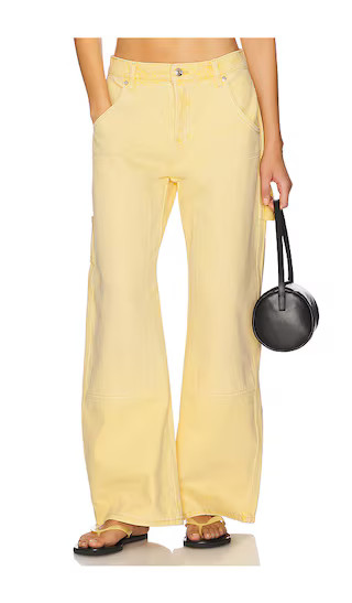 Enzo Double Knee Carpenter in Butter | Revolve Clothing (Global)