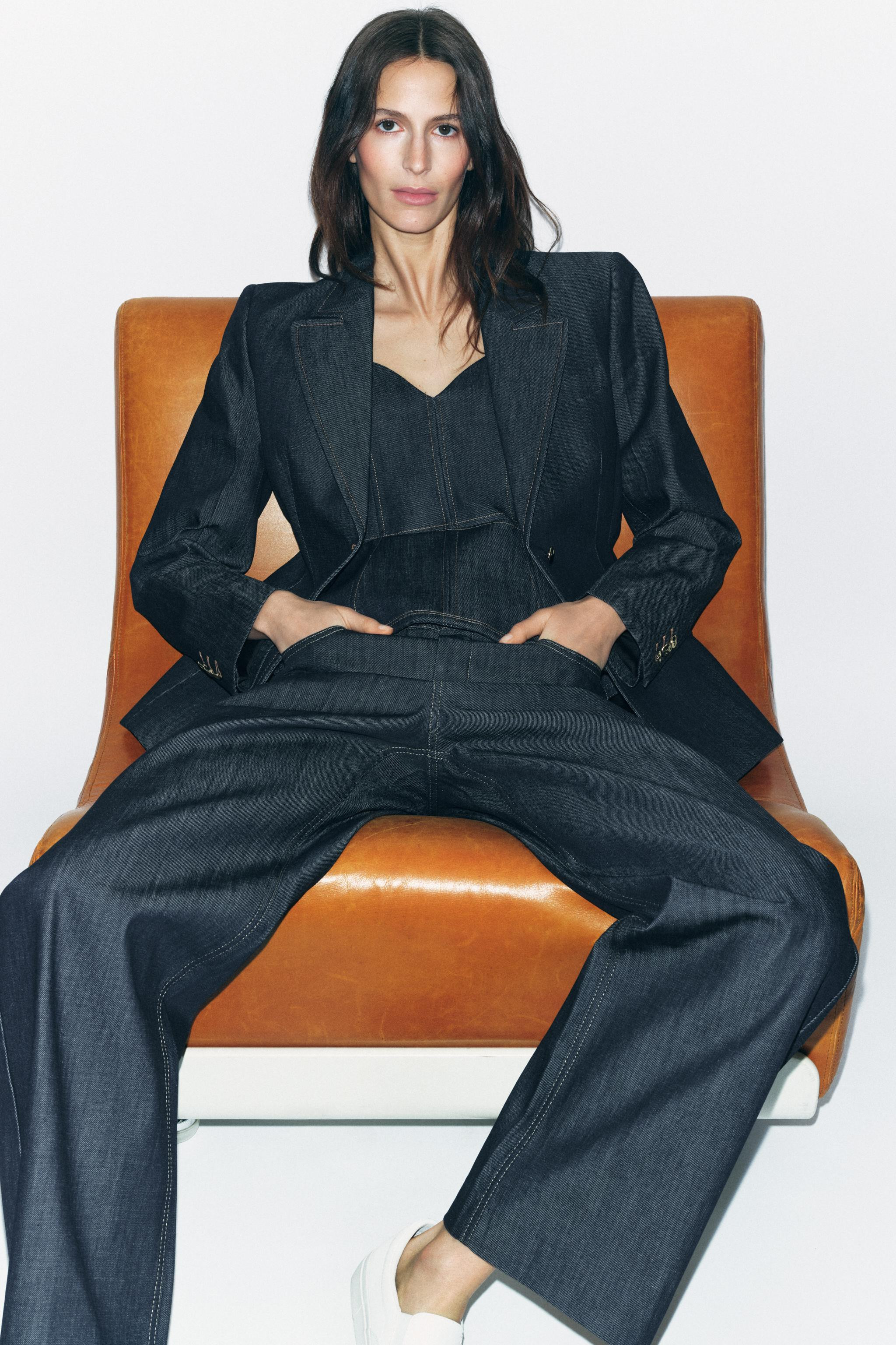 DENIM BLAZER ZW COLLECTION | Zara US