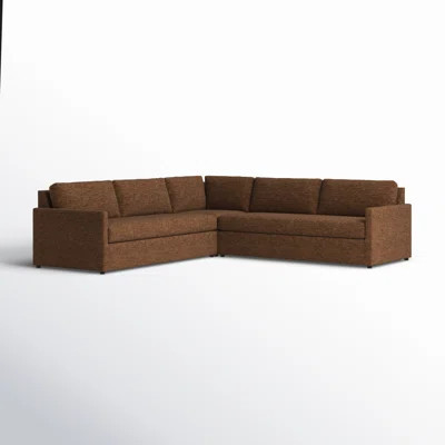 Damari 119" 3 - Piece Upholstered Corner Sectional | Wayfair North America