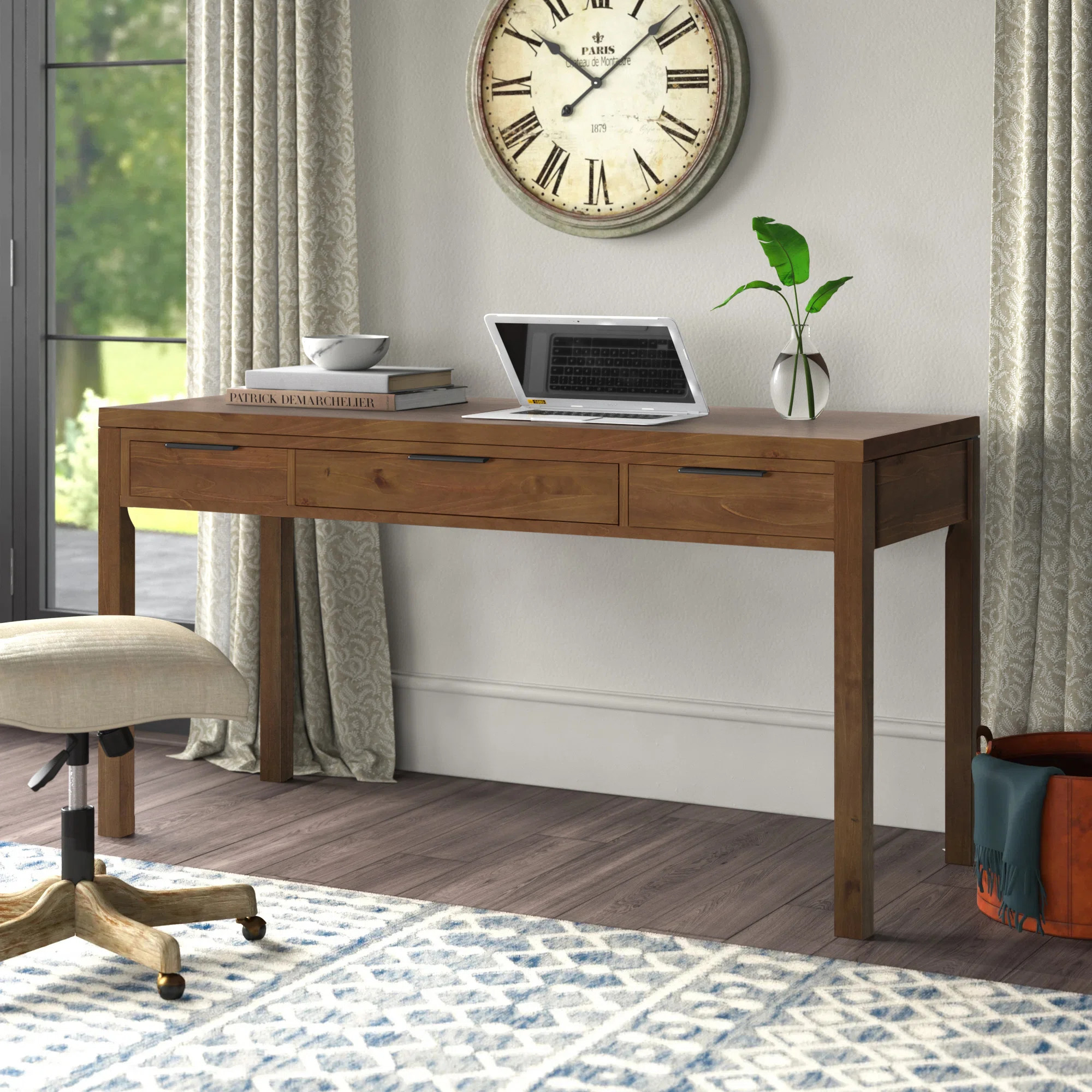 Simpli Home Hollander Solid Wood Desk & Reviews | Wayfair | Wayfair North America