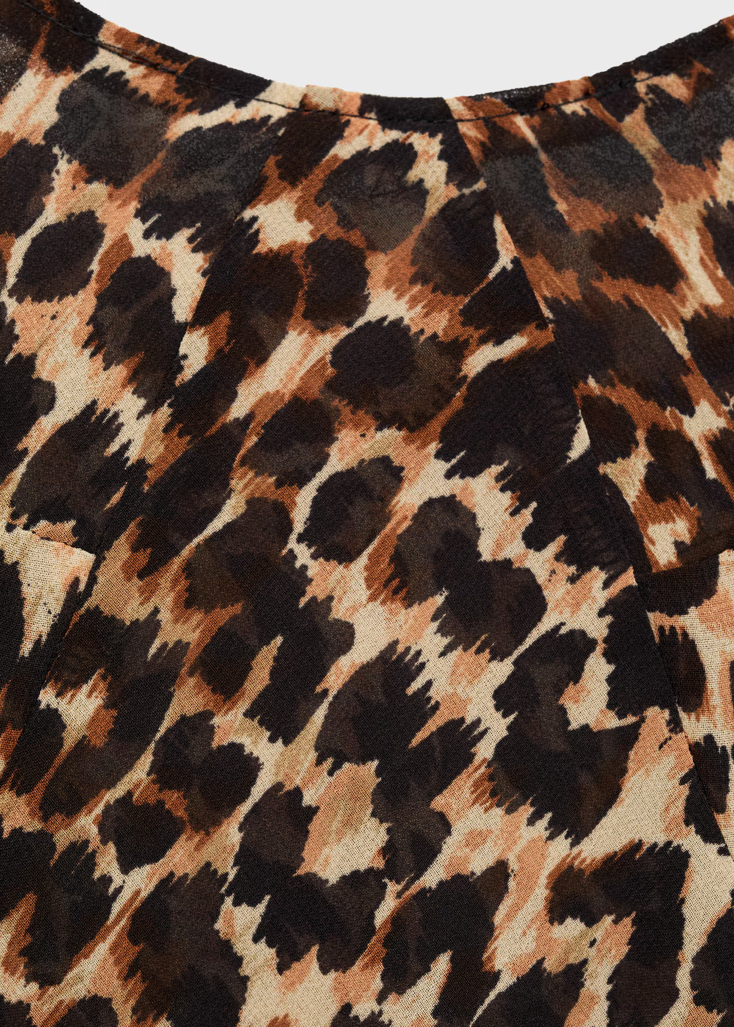 Leopard midi dress - Women | MANGO United Kingdom | MANGO (UK)