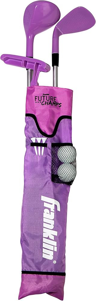 Franklin Sports Golf Set - Youth Adjustable Plastic Golf Club Set - Kids Golf Set with Bag & Ball... | Amazon (US)