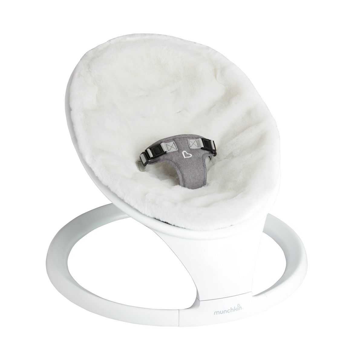 Munchkin Premium Ultra-Soft Faux Fur Baby Swing - White | Target