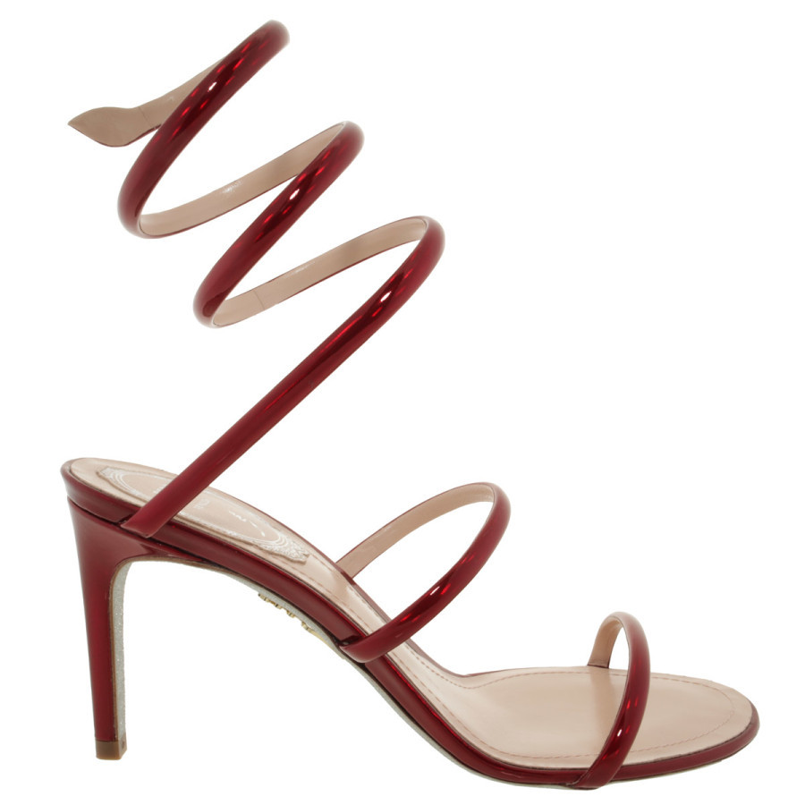 Rene Caovilla Cleo 80 Leather Sandals, Brand Size 35 ( US Size 5 ) | Jomashop.com & JomaDeals.com