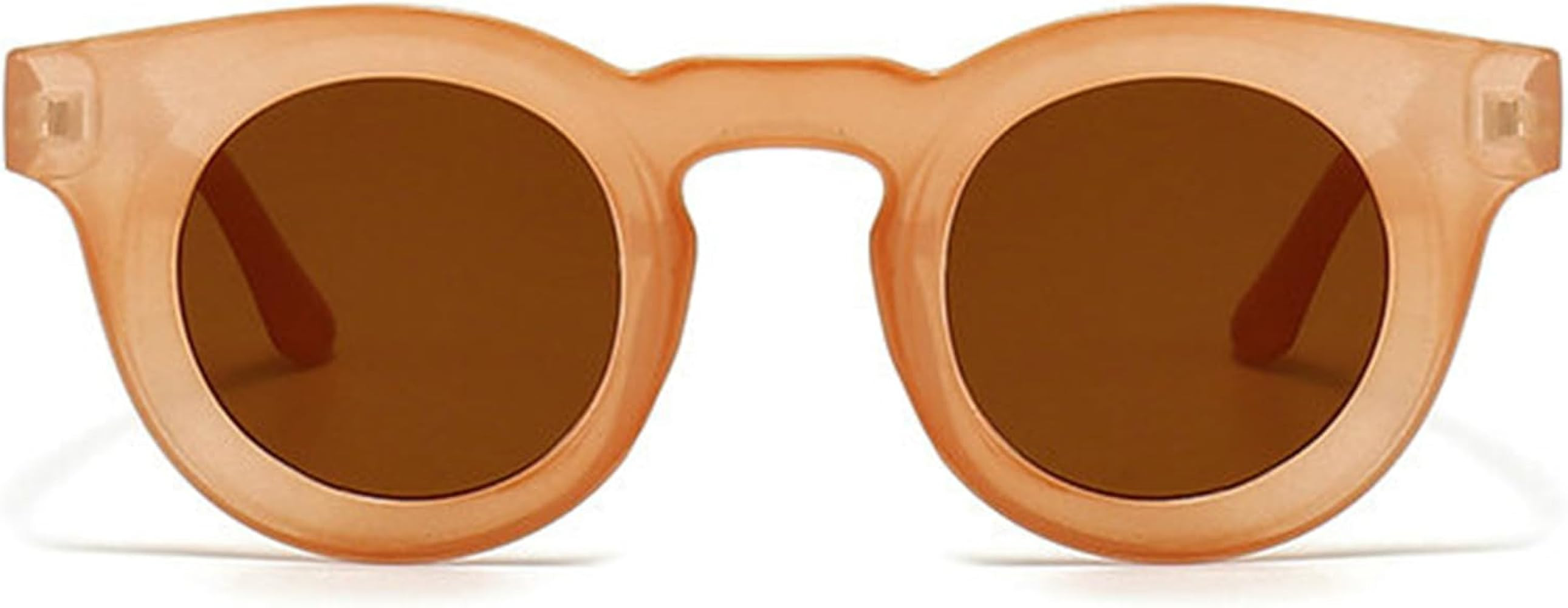 willochra Round Sunglasses Women Popular Fashion Gradient Trending Sun Glasses Female Retro Leopa... | Amazon (US)