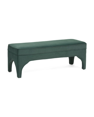 50in Kaya Velvet Bench | TJ Maxx