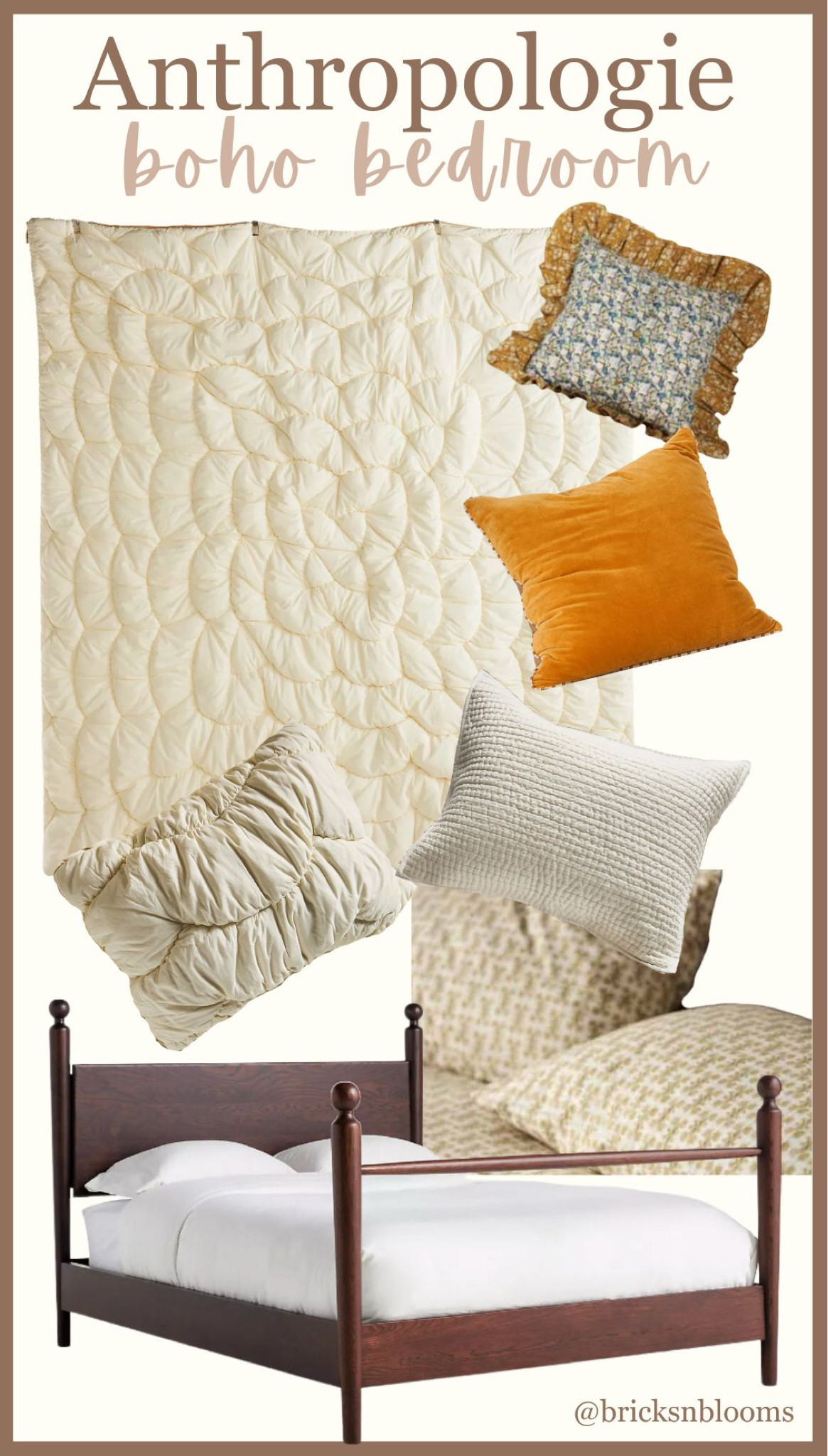 Anthropologie boho bedroom decor 

Boho pillows, boho bed frame, velvet throw pillow, plush quilt 

#LTKFamily #LTKHome #LTKStyleTip