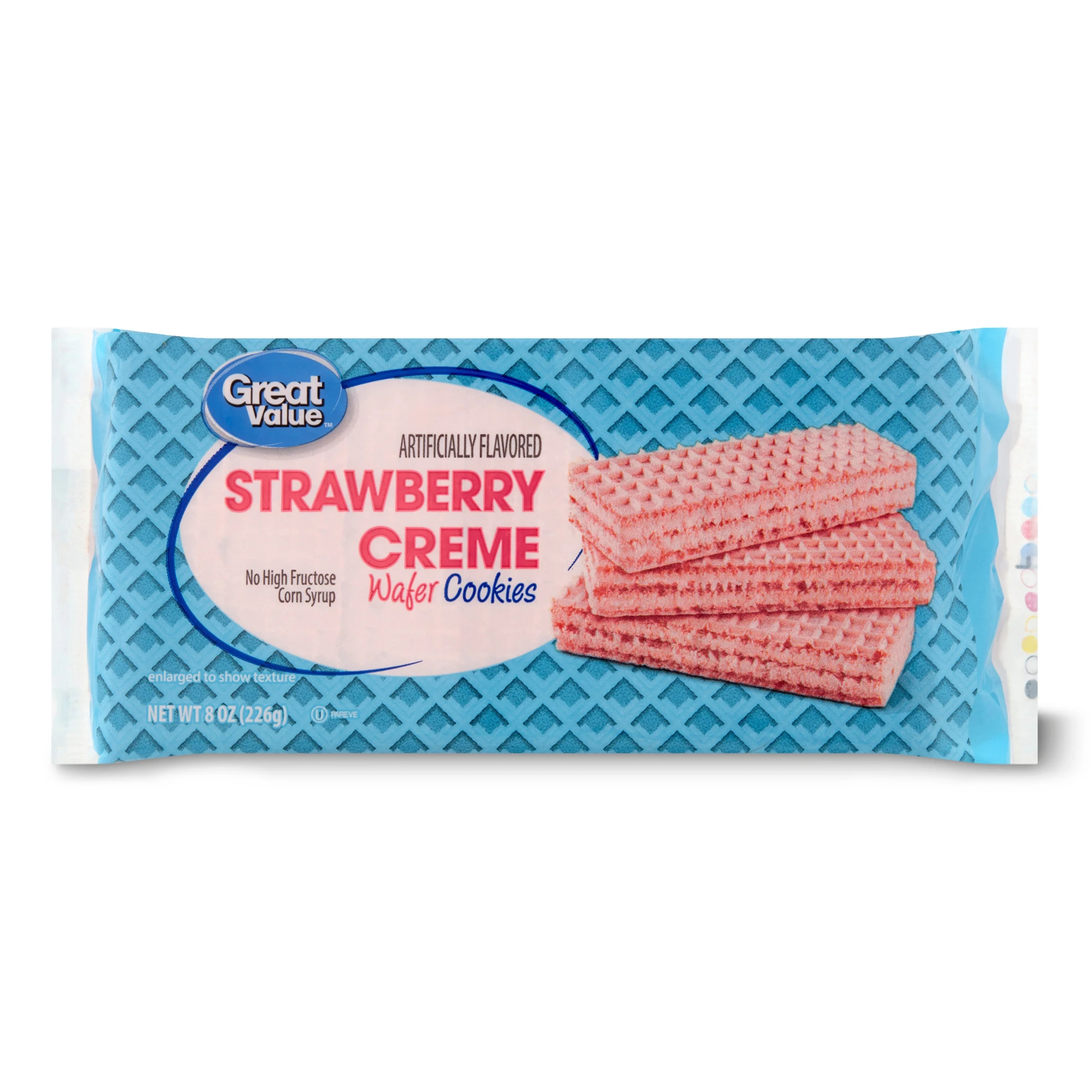 Great Value Strawberry Creme Wafer Cookies, 8 oz | Walmart (US)