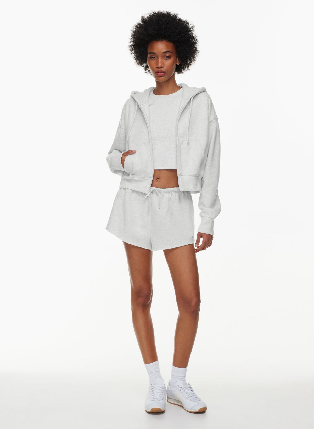 COZY FLEECE MEGA FLUTTER™ MICRO SWEATSHORT | Aritzia