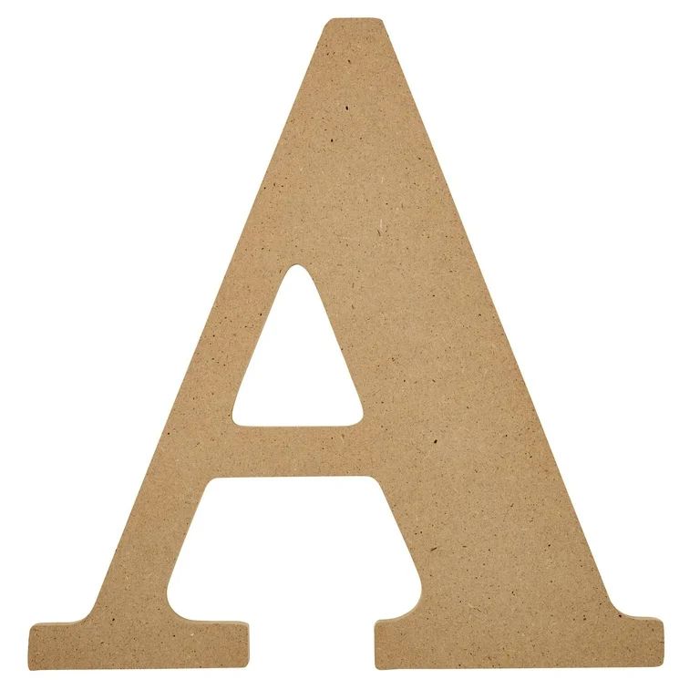 Plaid Unfinished Wood MDF 8" Letter for DIY Arts and Crafts, A | Walmart (US)