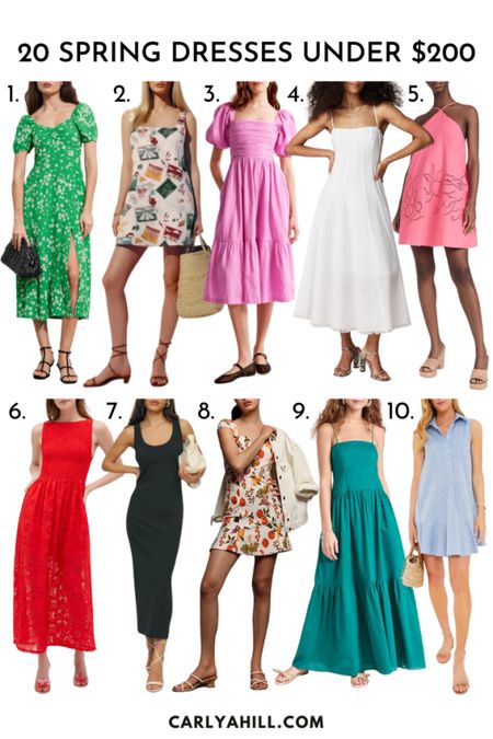 Spring dresses under $200

#LTKSeasonal #LTKstyletip
