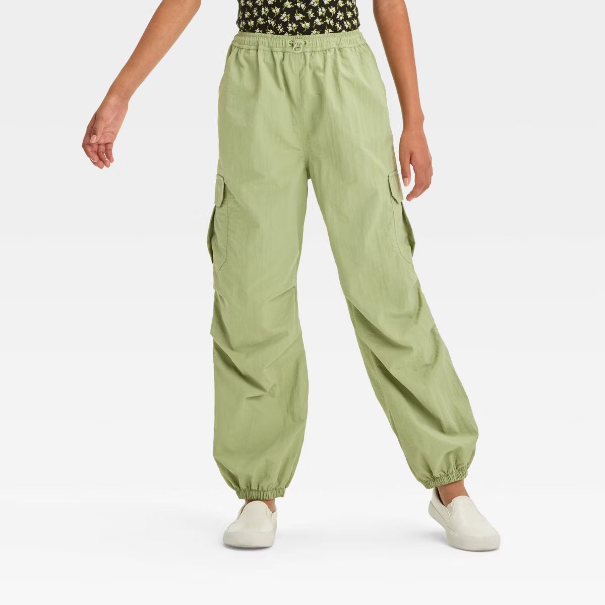 Girls' Nylon Cargo Pants - art class™ | Target