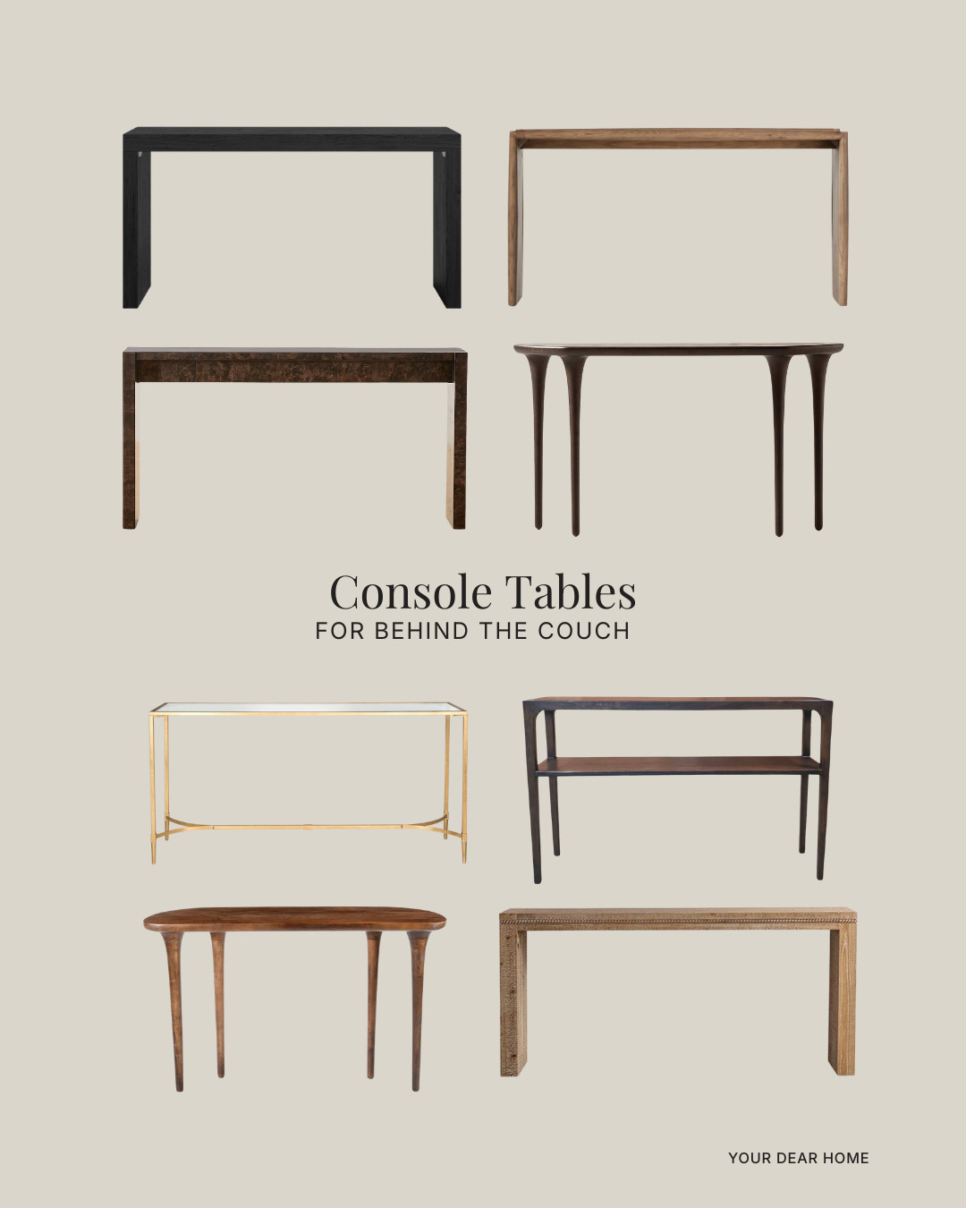 One of my favorite designer tricks. A slim console behind the sofa adds structure, creates a natural boundary, and gives you space to style lamps, books, or decor without cluttering the room. 

 #LTKHome