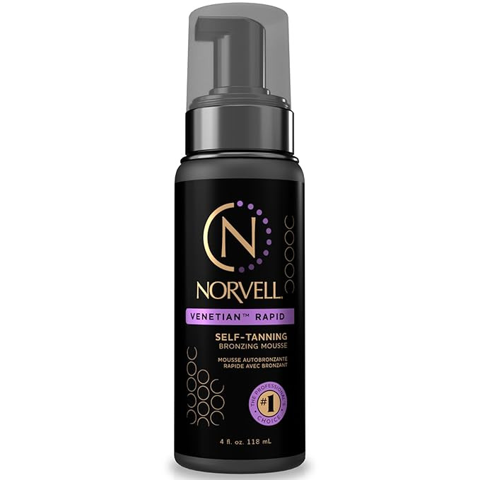 Norvell Self Tanner - Venetian Rapid Sunless Tanning Mousse 4 oz, For a Fast Self Tan with Cool V... | Amazon (US)