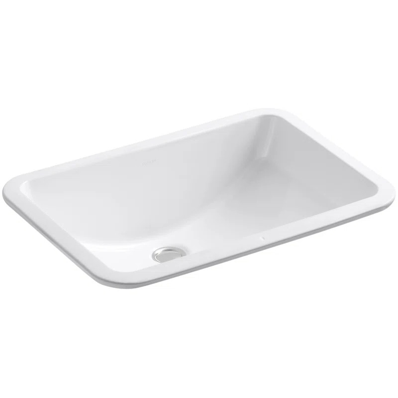 Ladena Vitreous China Rectangular Undermount Bathroom Sink | Wayfair North America