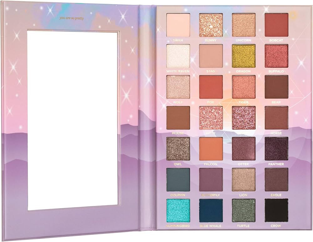 Pacifica Beauty, Animal Magic Eye Shadow Palette, 28 Eyeshadow Shades, Mineral Eyeshadow, Matte, ... | Amazon (US)