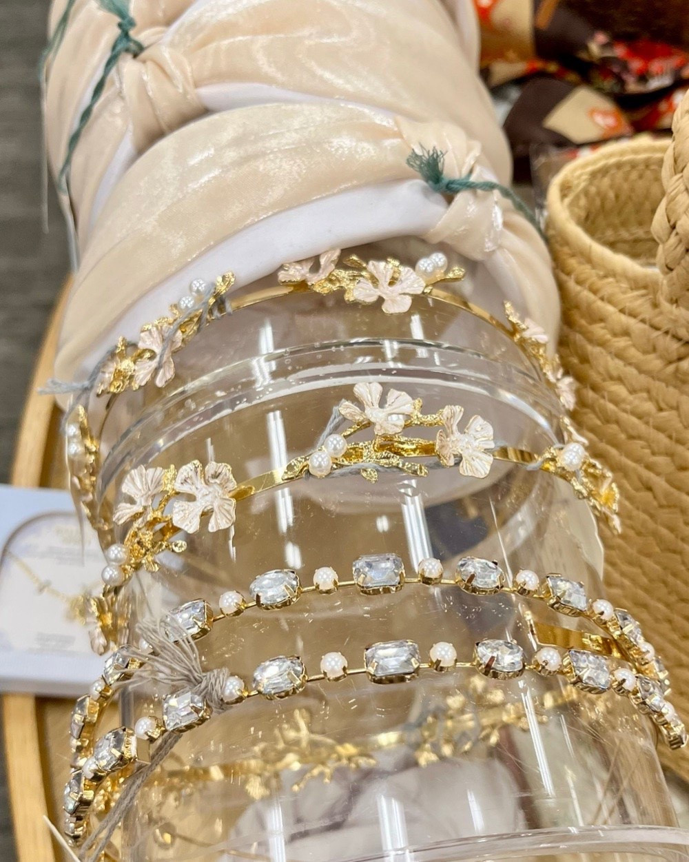 Pretty headbands @Target for the bride to be. 

Bridal shower, honeymoon packing, bachelorette party, bachelorette weekend, engagement photoshoot, bride gift.