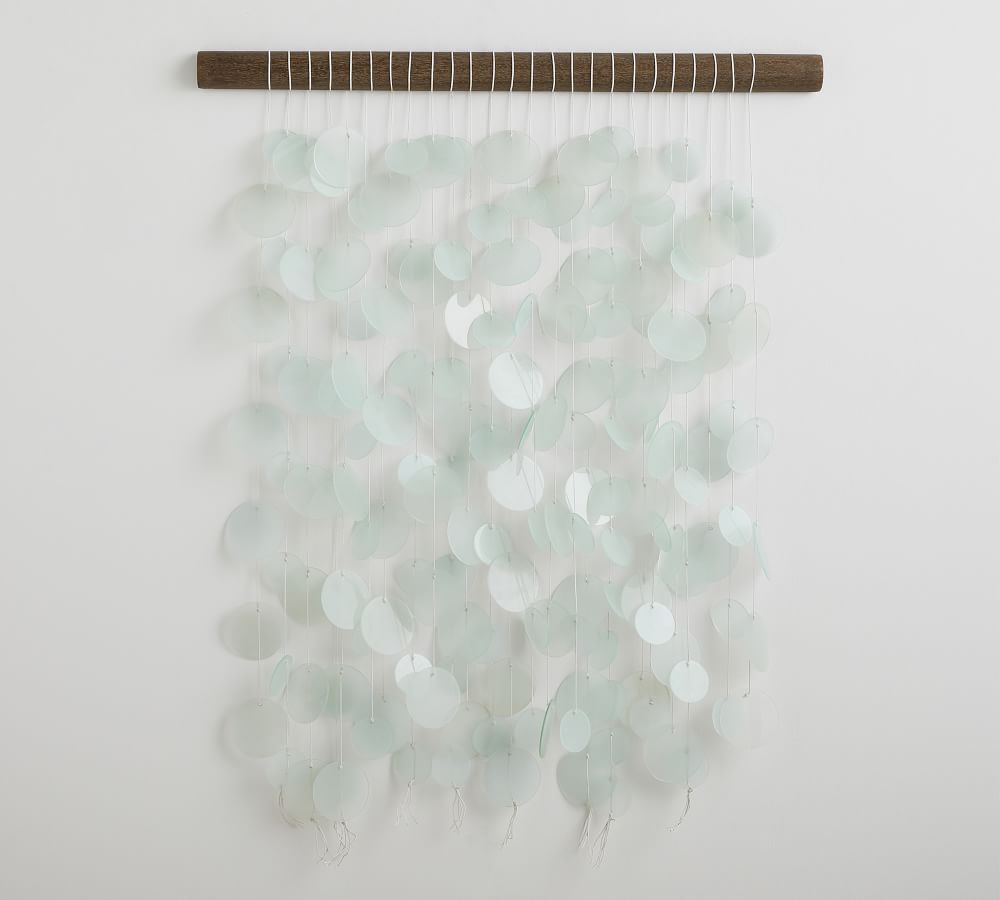 Frosted Seaglass Hanging Wall Art, 36"x46" | Pottery Barn (US)