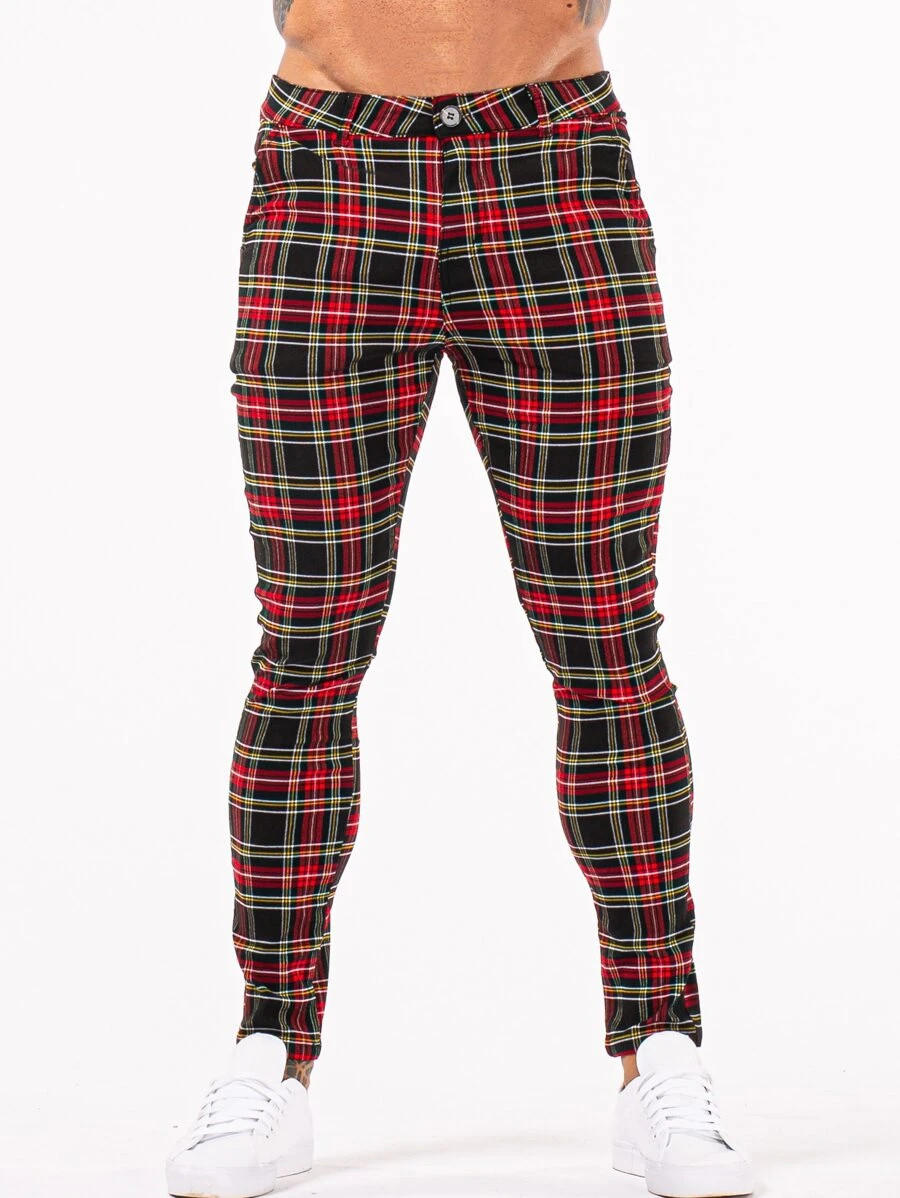 Men Plaid Skinny Pants
   
      SKU: sm2209195087257122
          (8 Reviews)    $35.00        $... | SHEIN