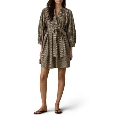 Kaia Coastal Organic Cotton Poplin Minidress | Nordstrom