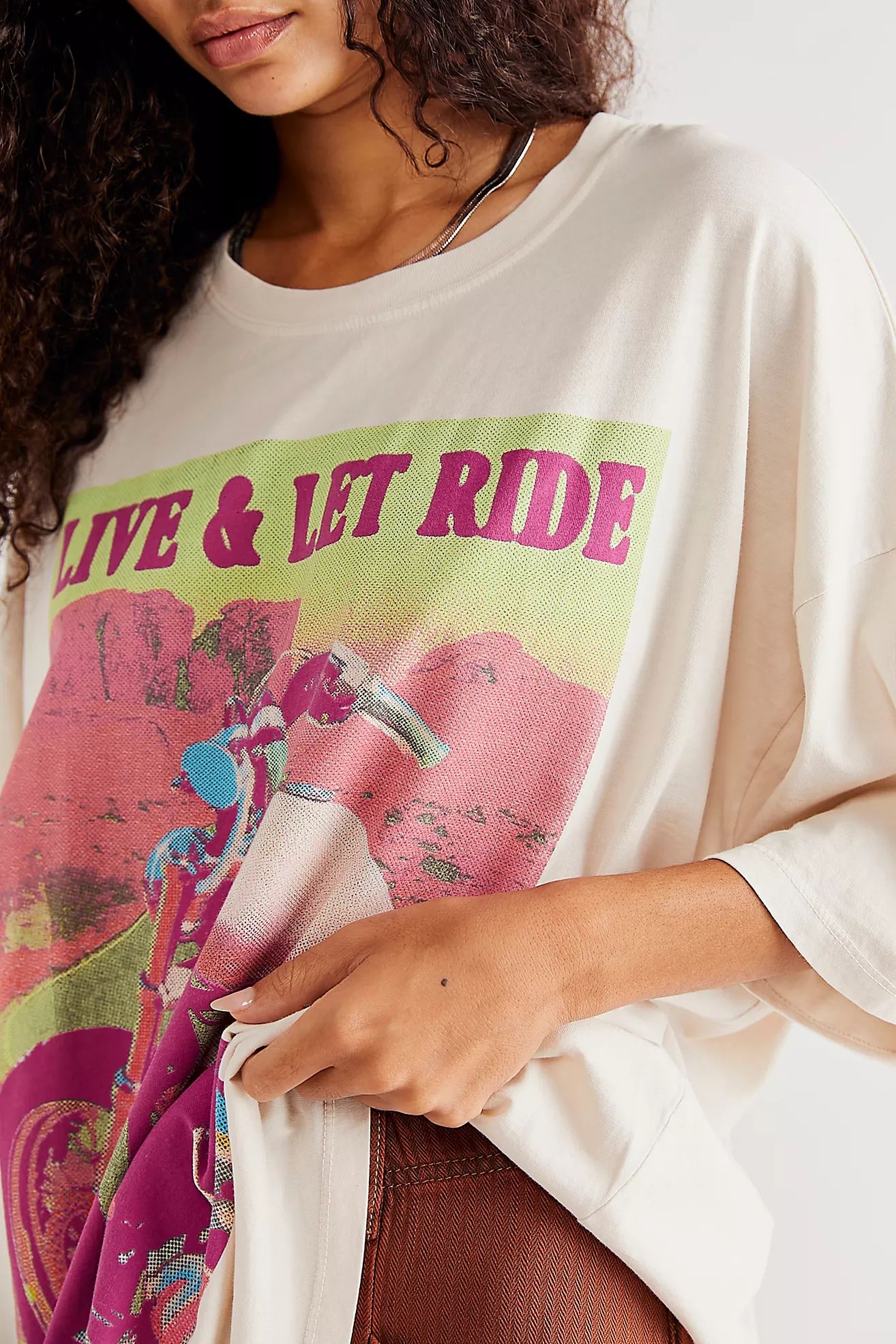 Live And Let Ride One Size Tee | Free People (Global - UK&FR Excluded)
