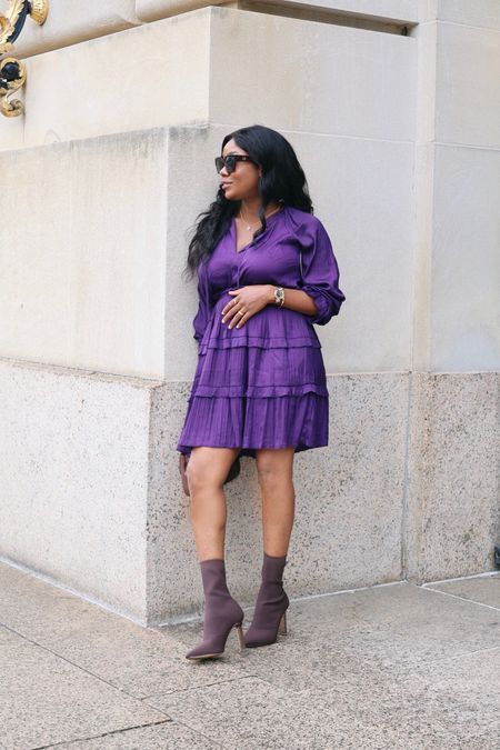 Walmart Fall fashion find, love the fit and color of this dress. Shop your Fall wardrobe must-have at Walmart. @walmartFashion #WalmartPartner #walmartFashion #liketkit #liketkit.xx