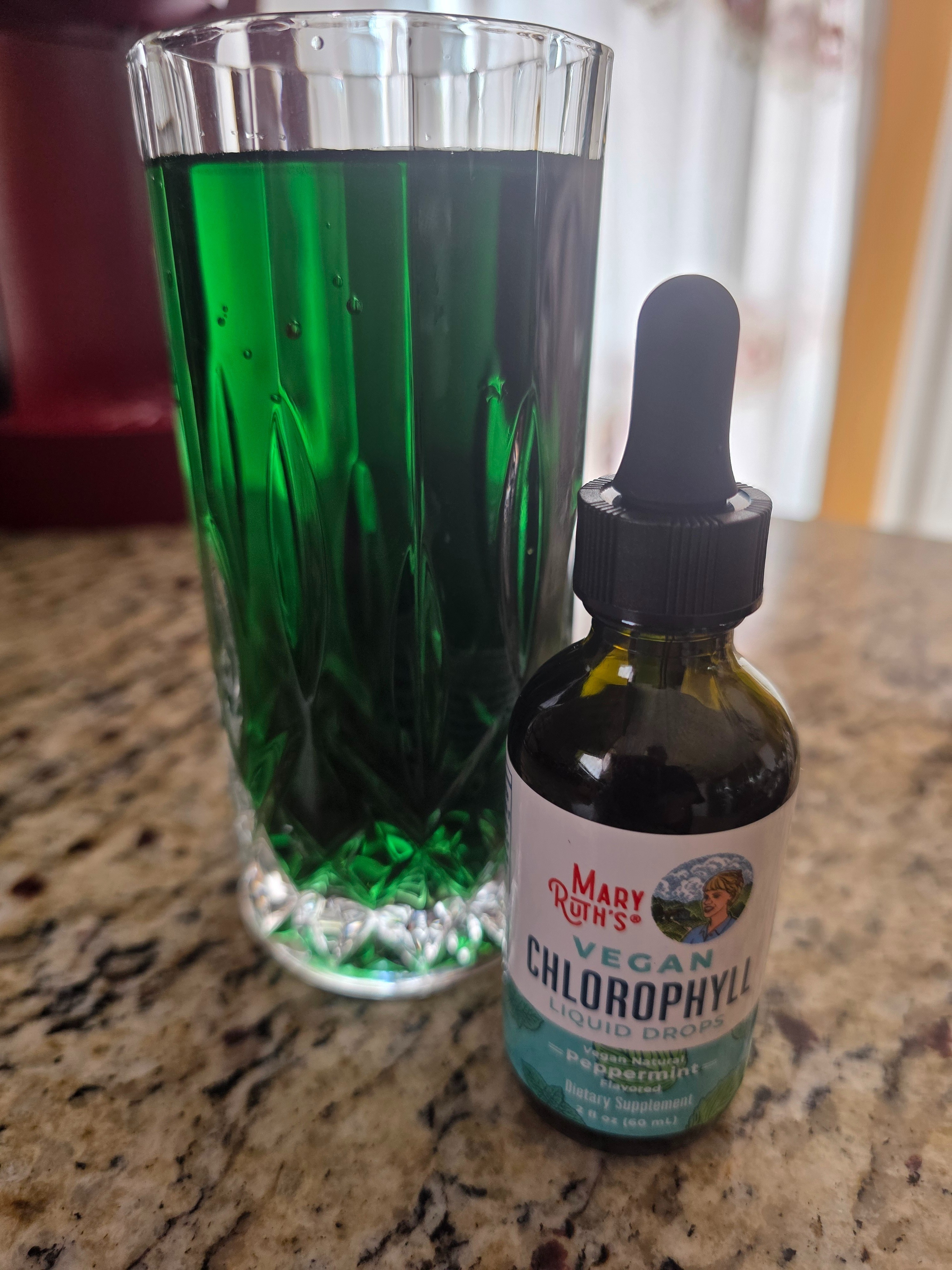 Fueling my day with nature's goodness! ✨ This chlorophyll water is a game-changer for energy and detox. 🌿 What's your go-to healthy drink? 

#LTKmorningroutine #LTKselfcare