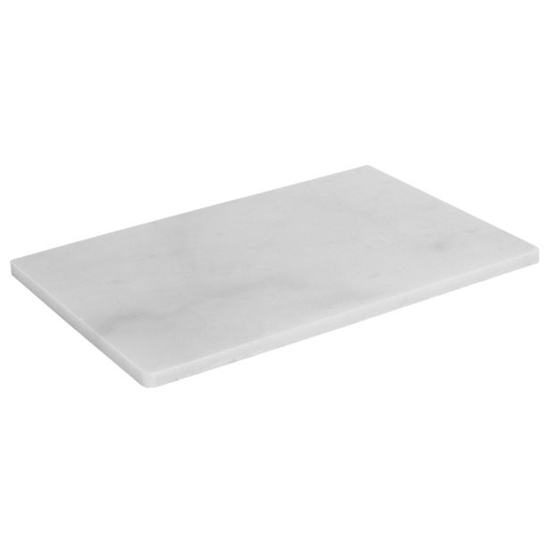 Home Basics 8" x 12" Marble Cutting Board, White - Walmart.com | Walmart (US)