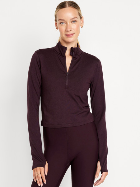 CloudComfy Crop Quarter Zip | Old Navy (US)