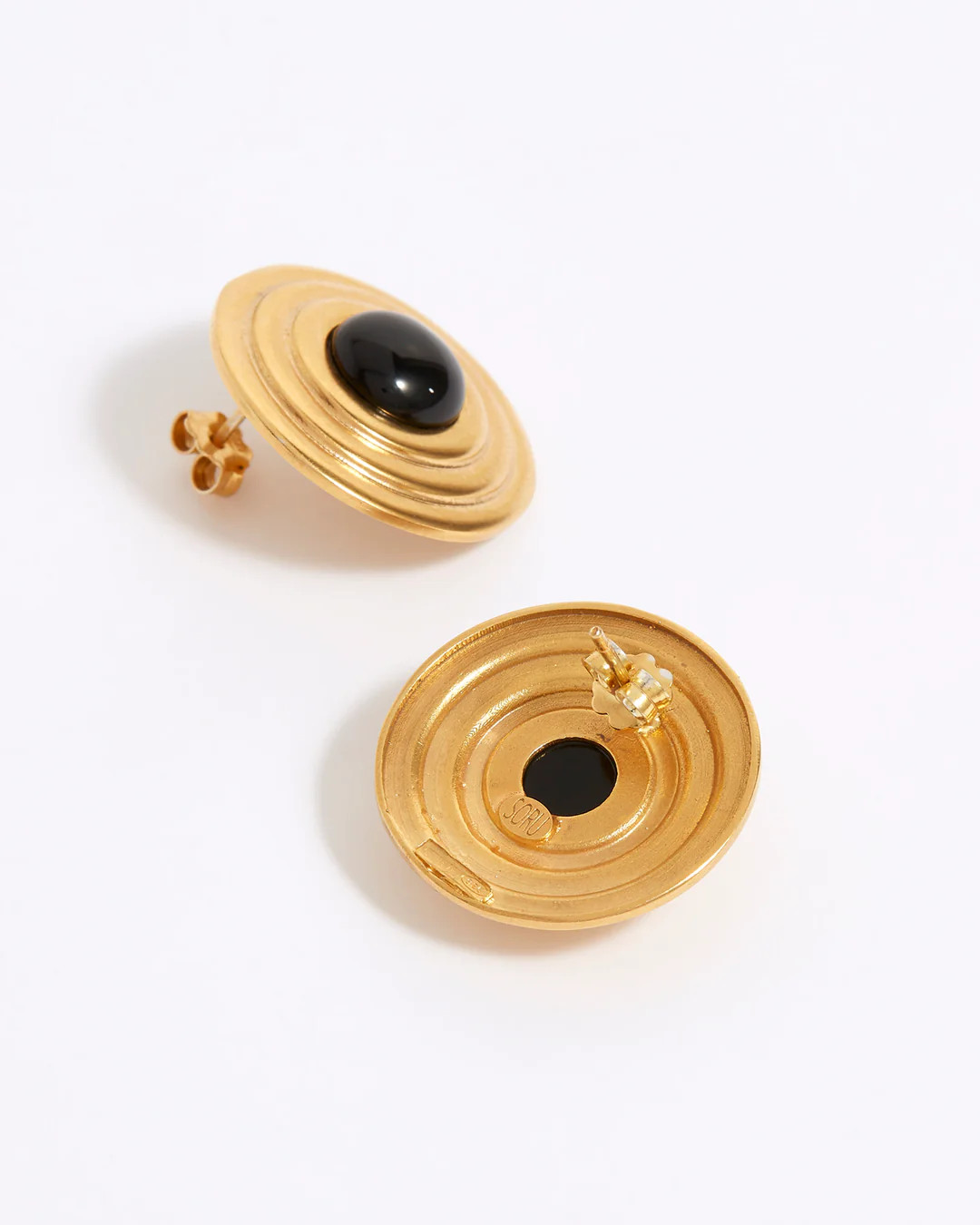 Roma Earrings, Gold | Soru Jewellery