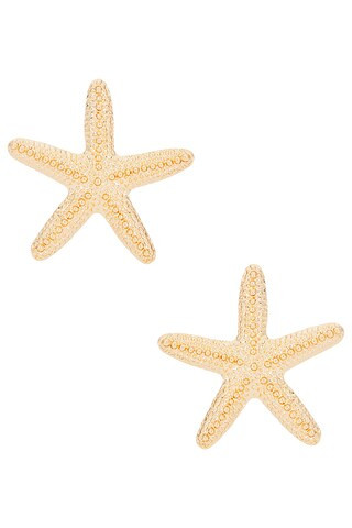 8 Other Reasons Aqua Starfish Stud Earrings in Gold from Revolve.com | Revolve Clothing (Global)