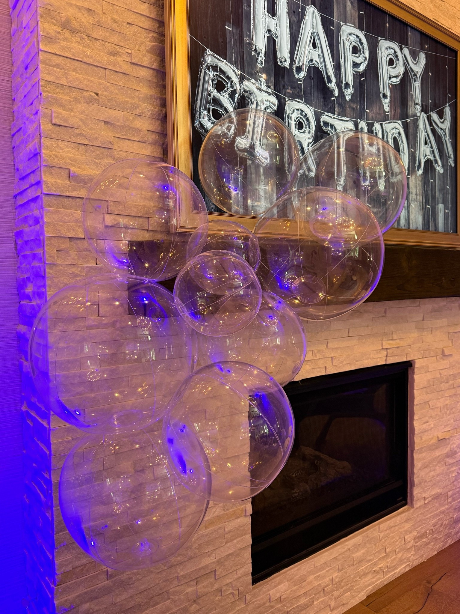 For my son’s birthday party I used these amazing reusable balloons for the mantel! I’ve used these for three parties now without having to re inflate them! They come in so many colors. I’m using the clear ones but you can mix and match and they come with a huge band to connect them! It’s so easy!

#LTKmomlife