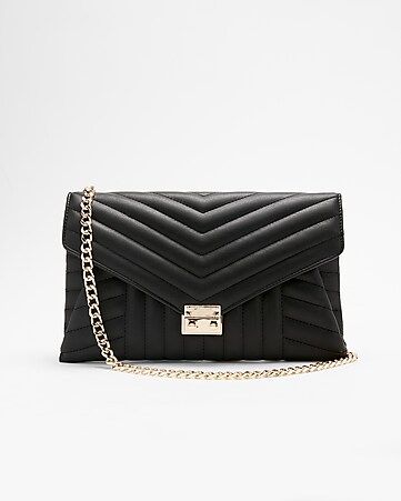 Front Lock Quilted Clutch | Express