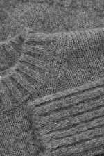 LOOSE-FIT CROPPED JUMPER - GREY - COS | COS (EU)