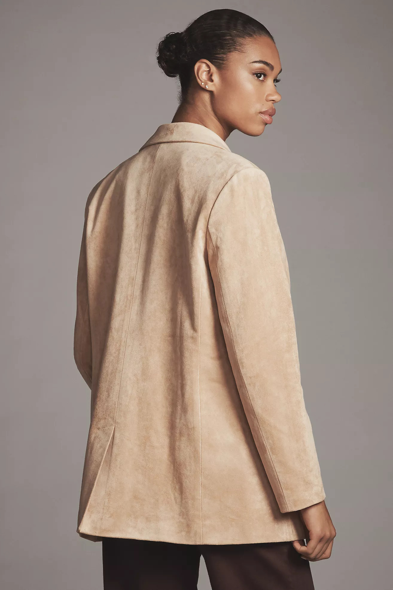 Dolan Left Coast Faux-Suede Boyfriend Blazer | Anthropologie (US)